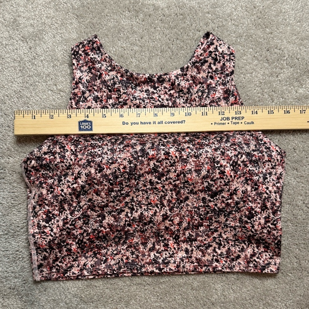 ATHLETA Tulip Pink Print Conscious Crop Top Sports Bra Multiple Sizes D - DD+ - Picture 5 of 16